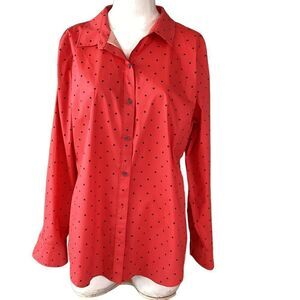 1901 XXL long sleeve blouse.  0719